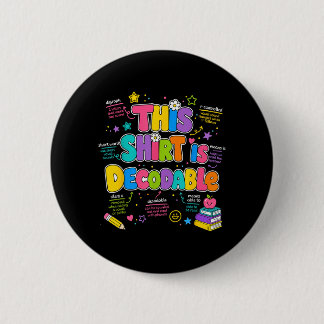 Badge Rond 5 Cm Cette chemise est un Litvibescy structuré décodabl