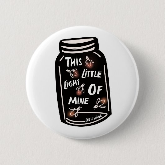 Badge Rond 5 Cm Cette petite lumière à moi Christian (Devant)