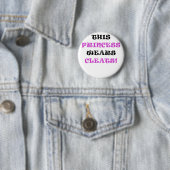 Badge Rond 5 Cm Cette princesse Wears Cleats (En situation)