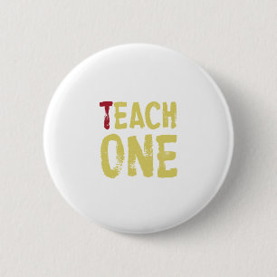 Badge Rond 5 Cm Chacun enseigne un