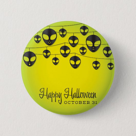Badge Rond 5 Cm chaîne Alien (Devant)