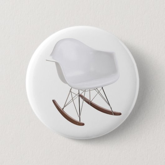 Badge Rond 5 Cm Chaise de basculage d'Eames Shell Eiffel de (Devant)