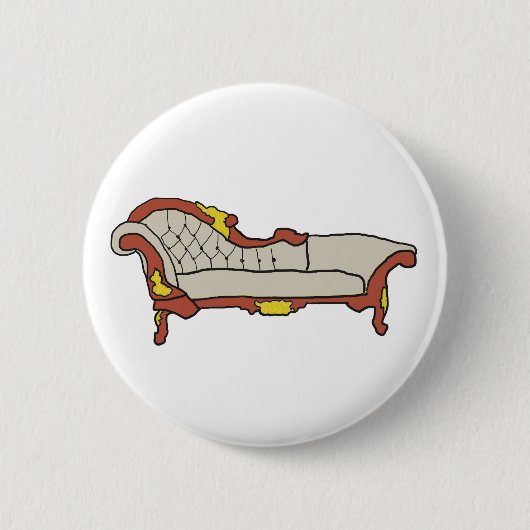 Badge Rond 5 Cm Chaise Longue (Devant)