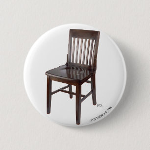 Badge Rond 5 Cm Chaise vide
