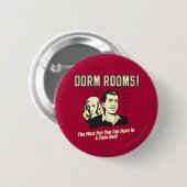 Badge Rond 5 Cm Chambre Dorm : Lit Twin Le Plus Amusant (Devant & derrière)