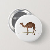 Badge Rond 5 Cm Chameau (Devant & derrière)