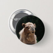 Badge Rond 5 Cm Chameau mignon (Devant & derrière)
