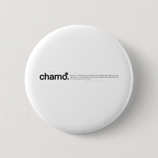 Badge Rond 5 Cm Chamo (Devant)