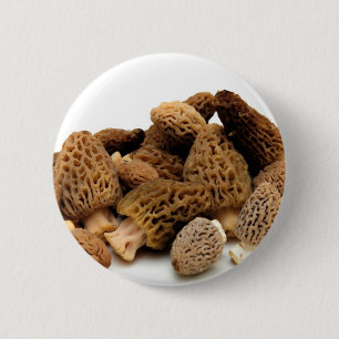 Badge Rond 5 Cm Champignon de morelle
