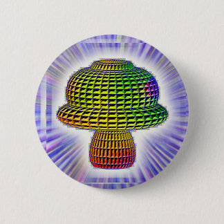Badge Rond 5 Cm Champignon numérique