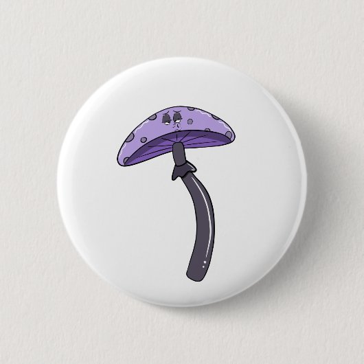 Badge Rond 5 Cm Champignons à boue (Devant)