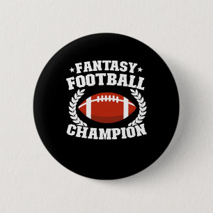 Badge Rond 5 Cm Champion de football d'Imaginaire joueur Funny Cha