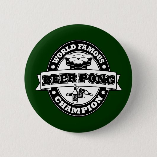 Badge Rond 5 Cm Champion de puanteur de bière (Devant)