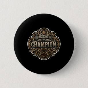 Badge Rond 5 Cm Champion poids léger Mma Boxe Kickboxing Champ B