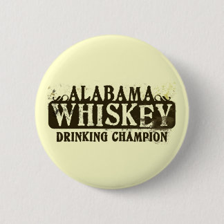 Badge Rond 5 Cm Champion potable de whiskey de l'Alabama