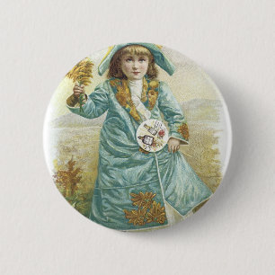 Badge Rond 5 Cm Championnat d'Allemagne de football féminin 1893