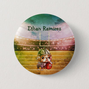 Badge Rond 5 Cm Championnat de France de football