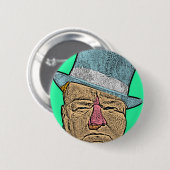 Badge Rond 5 Cm Champs de carte de travail (Devant & derrière)