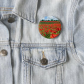 Badge Rond 5 Cm Champs de pavot (En situation)