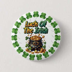 Badge Rond 5 Cm Chance des Irlandais