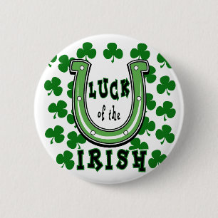 Badge Rond 5 Cm Chance du bouton irlandais