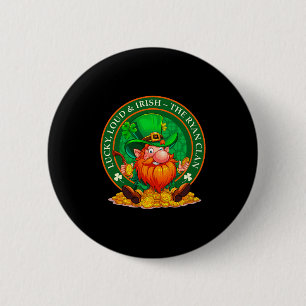 Badge Rond 5 Cm Chanceux, bruyants & irlandais – La Clan Ryan