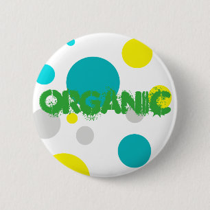 Badge Rond 5 Cm Chanceux bulles colorées