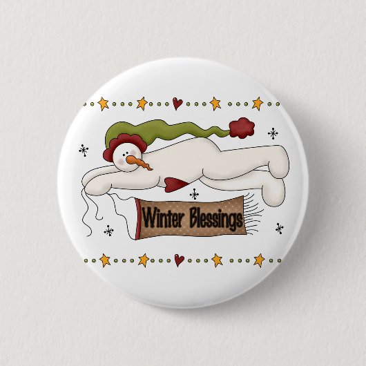 Badge Rond 5 Cm Chandails et cadeaux d'hiver (Devant)