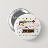 Badge Rond 5 Cm Chandails et cadeaux d'hiver (Devant & derrière)