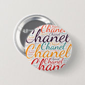 Badge Rond 5 Cm Chanel (Devant & derrière)