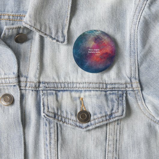 Badge Rond 5 Cm Changement climatique : Les "hommes conception (En situation)