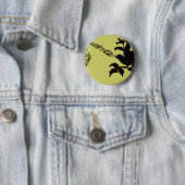 Badge Rond 5 Cm Changer de couleur d'oiseau (En situation)