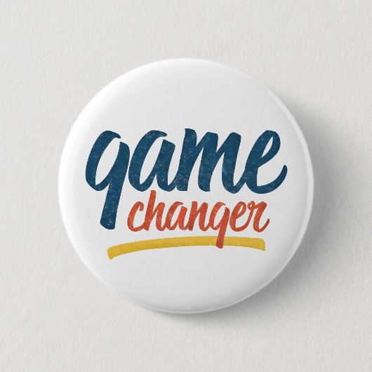 Badge Rond 5 Cm Changer de jeu Retro déçu (Devant)