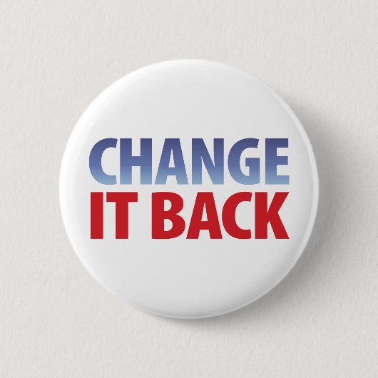 Badge Rond 5 Cm Changez-le de retour (Devant)