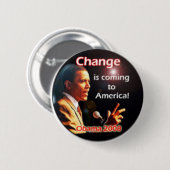 Badge Rond 5 Cm Changez vient (Devant & derrière)