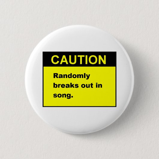 Badge Rond 5 Cm Chanson aléatoire (Devant)