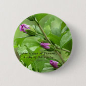 Badge Rond 5 Cm Chanson de Salomon 2:1 (Devant)