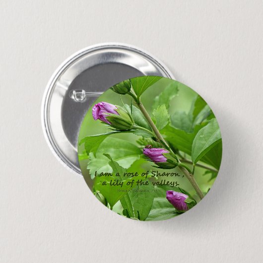 Badge Rond 5 Cm Chanson de Salomon 2:1 (Devant & derrière)