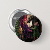 Badge Rond 5 Cm Chant de Noël le long (Devant & derrière)
