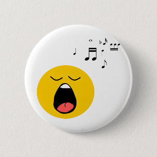 Badge Rond 5 Cm chanteur