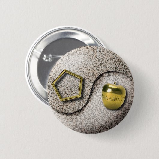 Badge Rond 5 Cm Chao sacré (Devant & derrière)