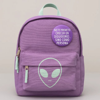 Badge Rond 5 Cm Chapa motivadora morada – No te prometo crecer en 