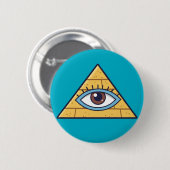 Badge Rond 5 Cm Chapa pirámide iluminada (Devant & derrière)