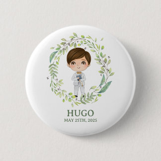 Badge Rond 5 Cm Chapa Primera Comunión HUGO