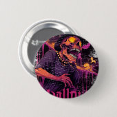 BADGE ROND 5 CM CHAPA REDONDA CALAVERA (Devant & derrière)