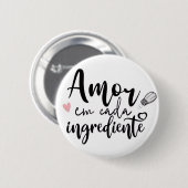 Badge Rond 5 Cm Chapas con texto  (Devant & derrière)