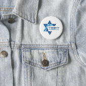 Badge Rond 5 Cm chapero israel  (En situation)