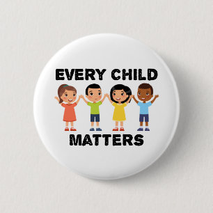 Badge Rond 5 Cm Chaque enfant compte