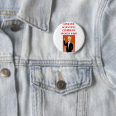 Badge Rond 5 Cm charabia (En situation)