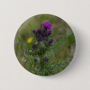 Badge Rond 5 Cm Chardon